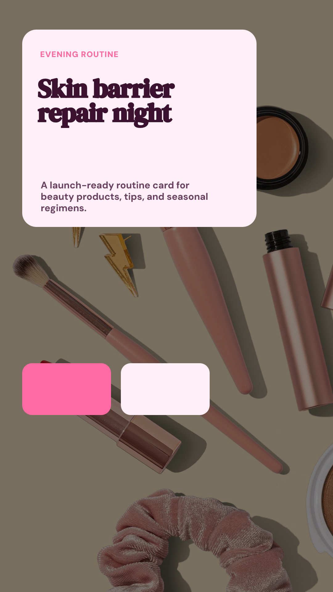 Beauty Routine Card