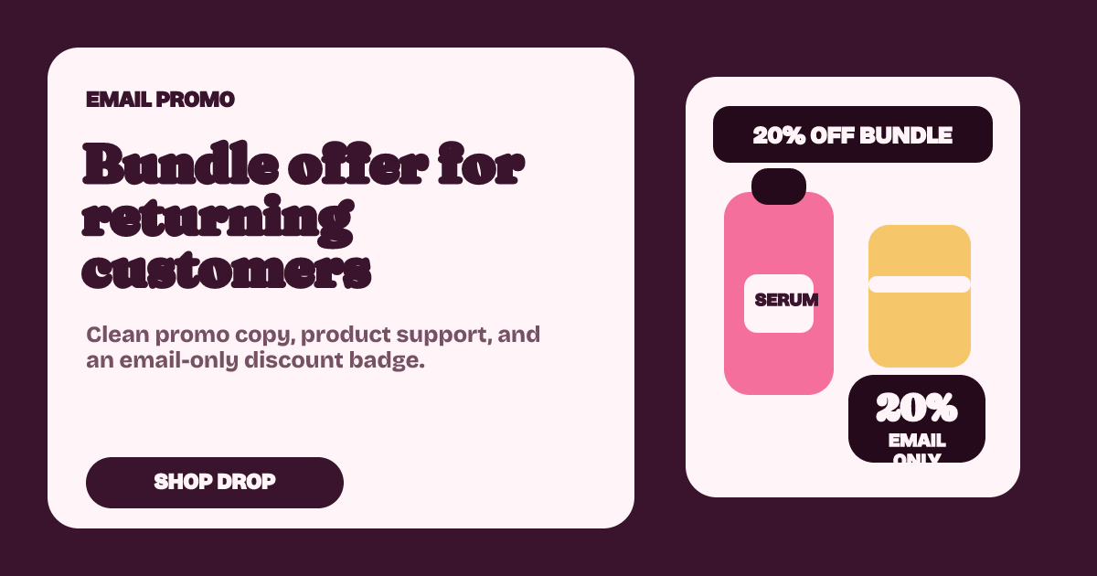 Email Promo Header