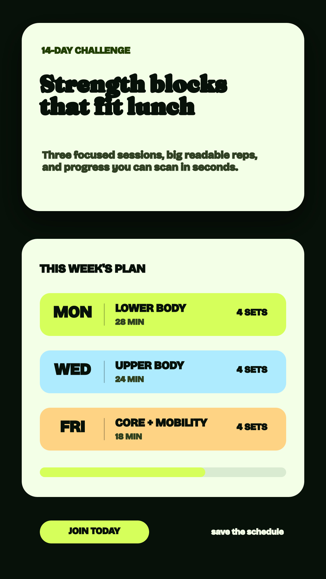Fitness Challenge Story
