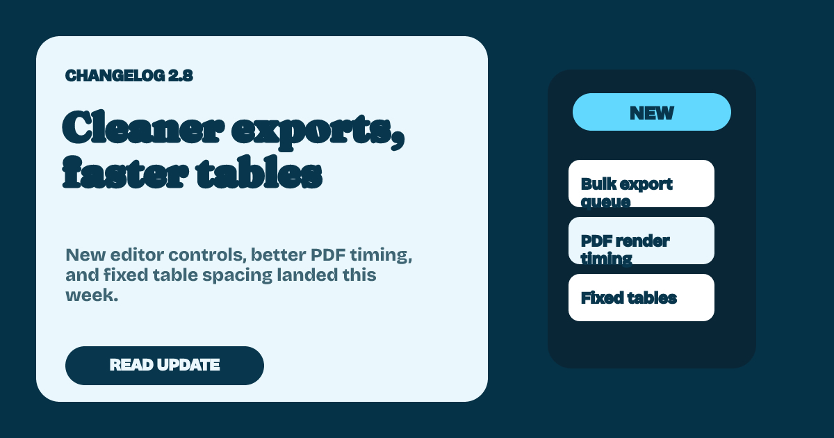 Web Changelog Banner