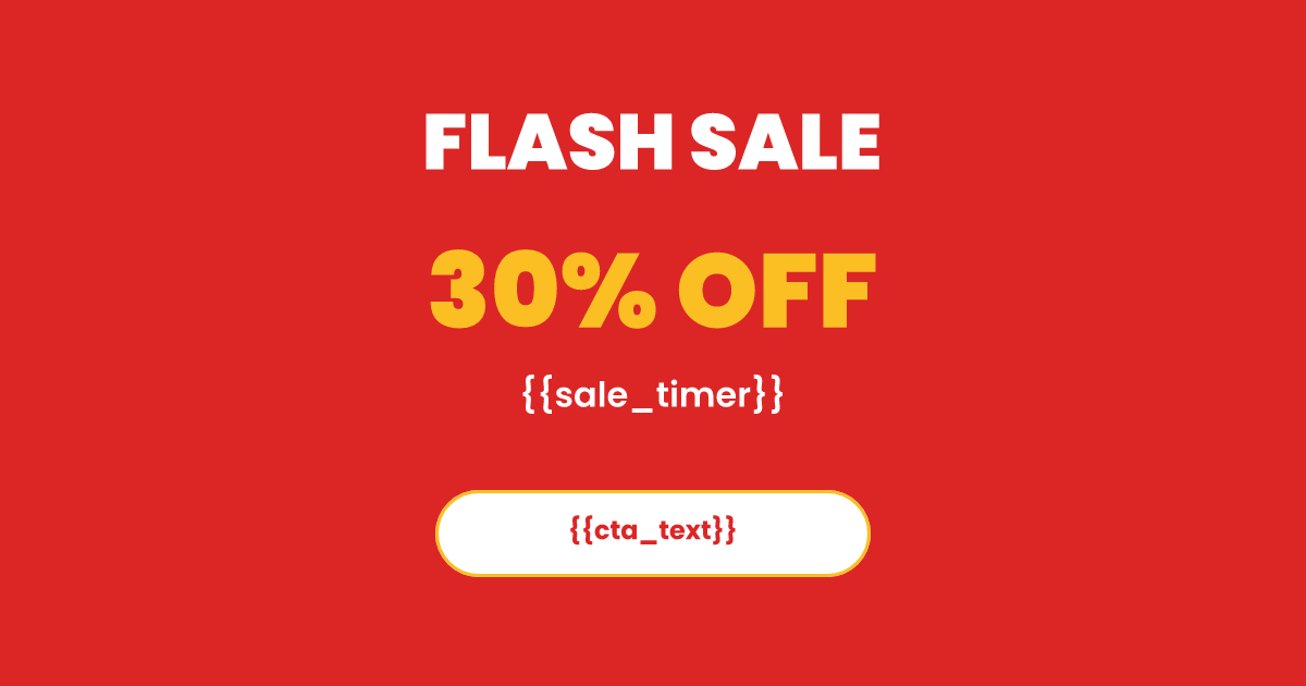 Flash Sale Banner