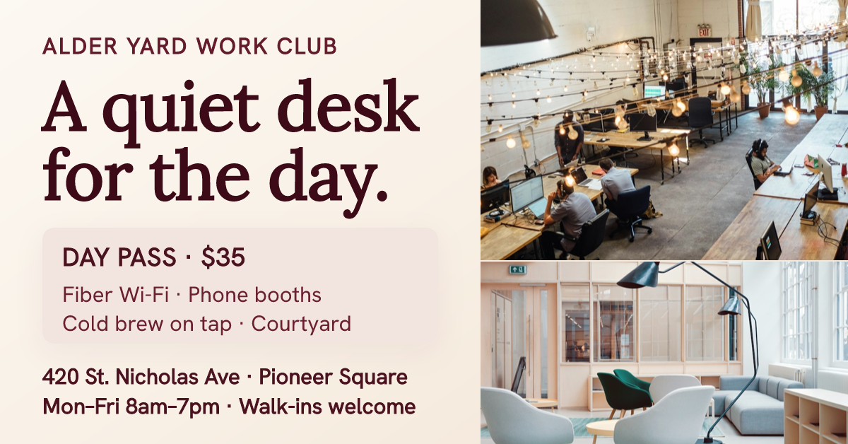 Alder Yard Coworking Day Pass