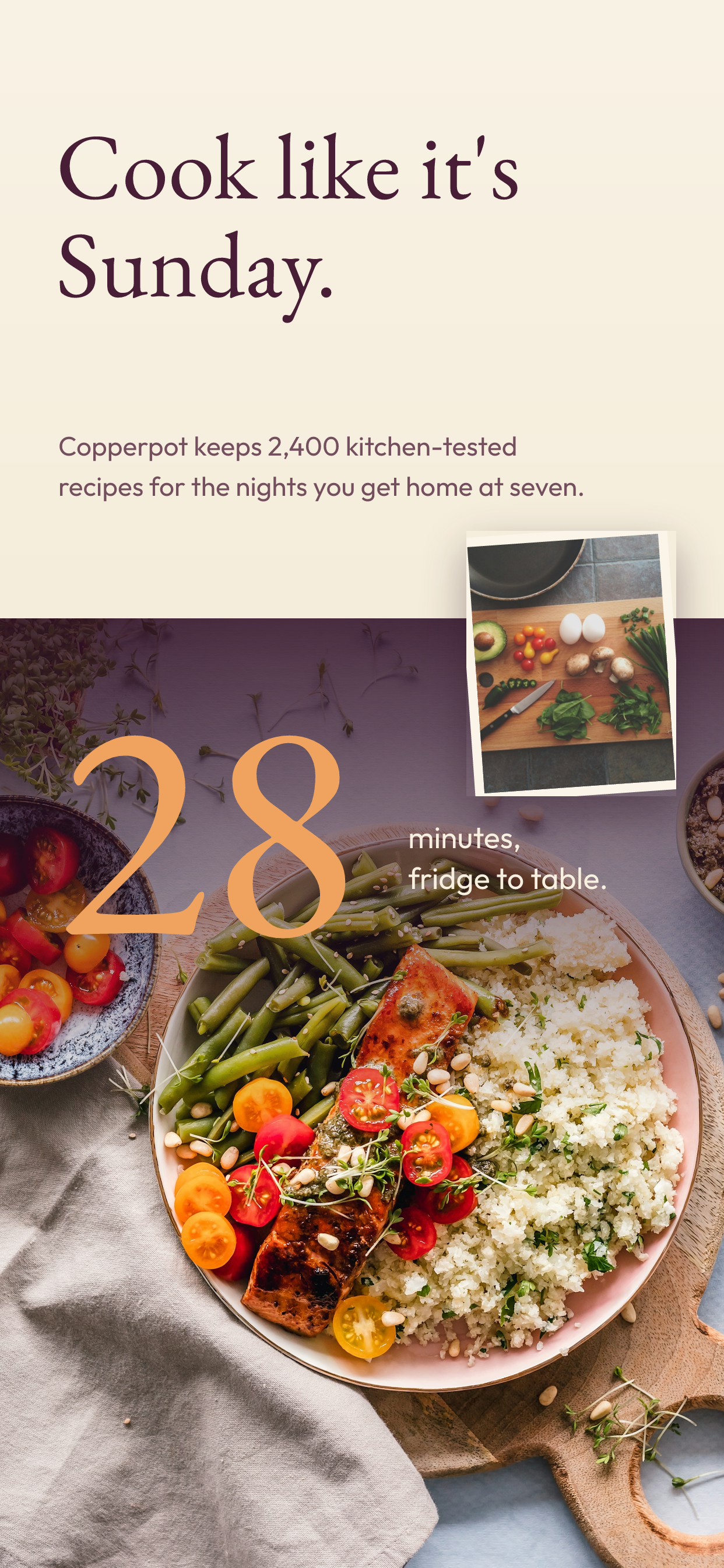 Recipe App Store Screenshot