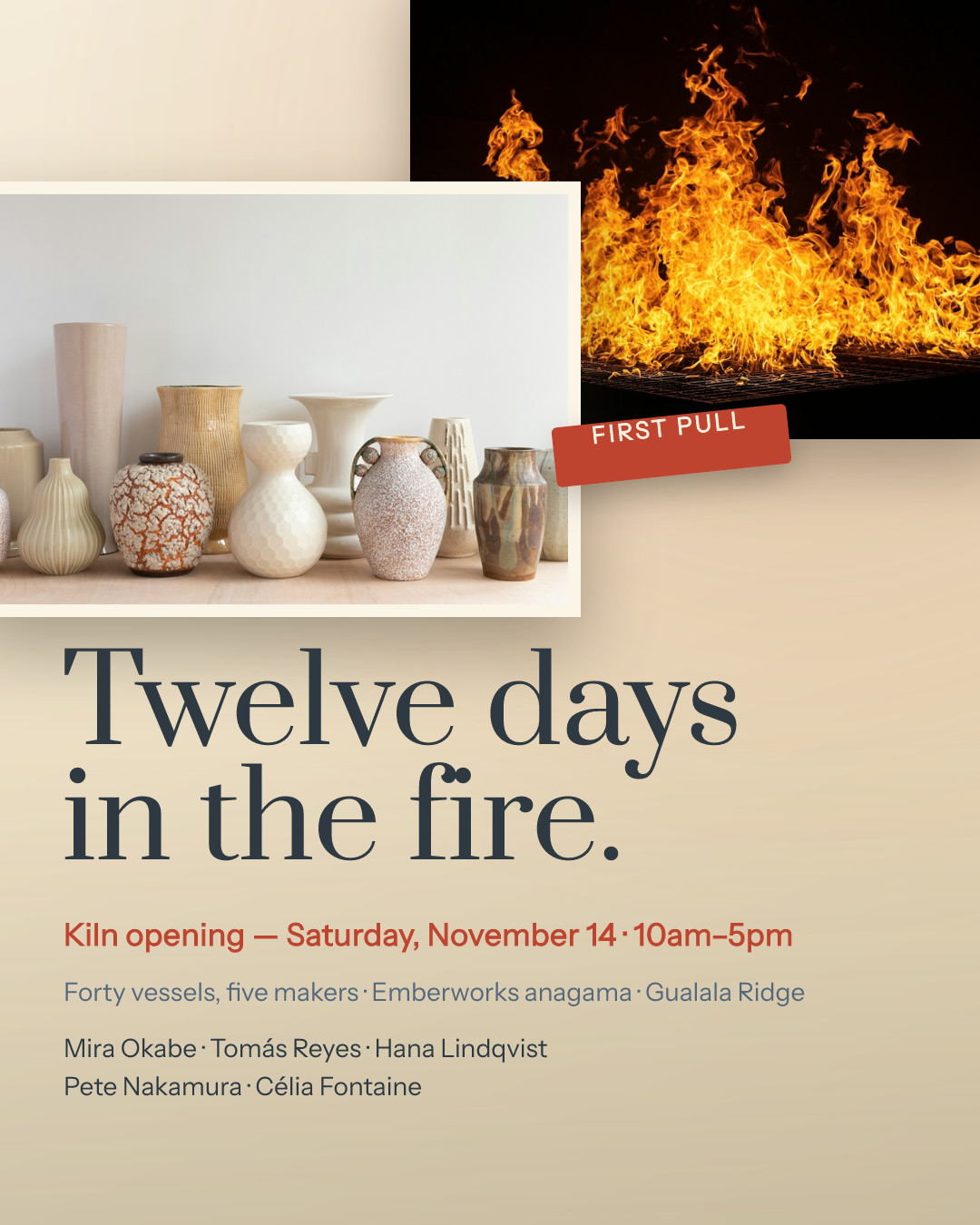 Anagama Kiln Opening Ceramics Invitational