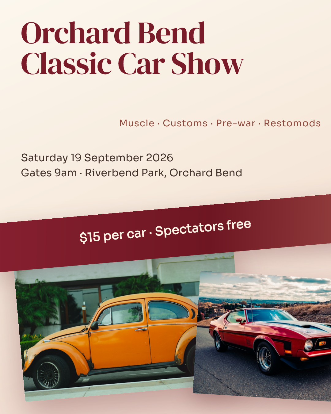 Orchard Bend Classic Car Show Poster