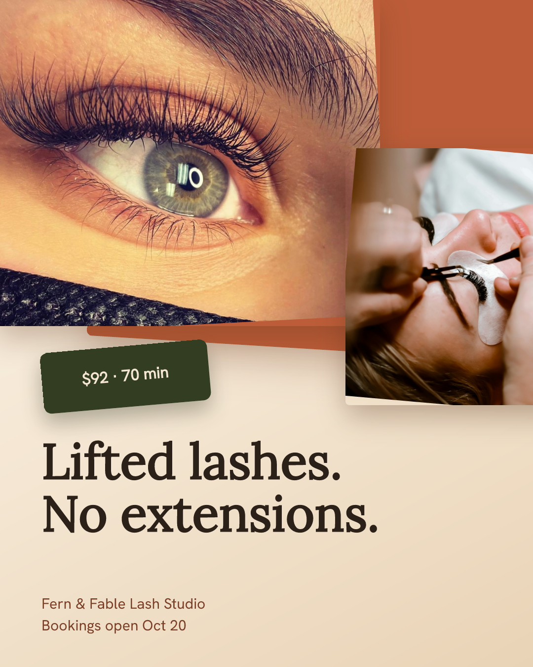 Lash Lift and Tint Offer Portrait