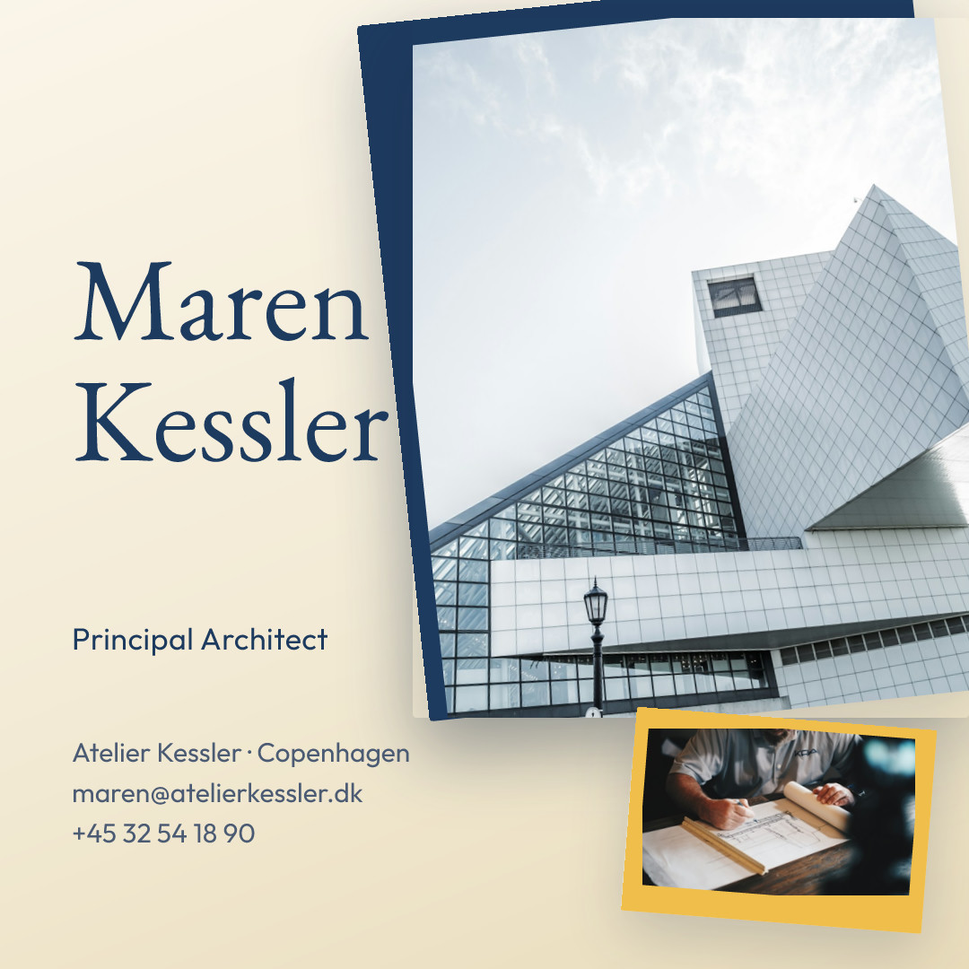 Architect Business Card Front