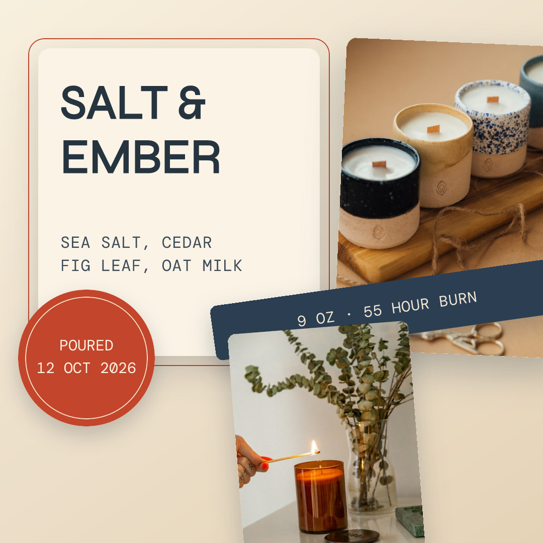 Candle Brand Sticker Sheet