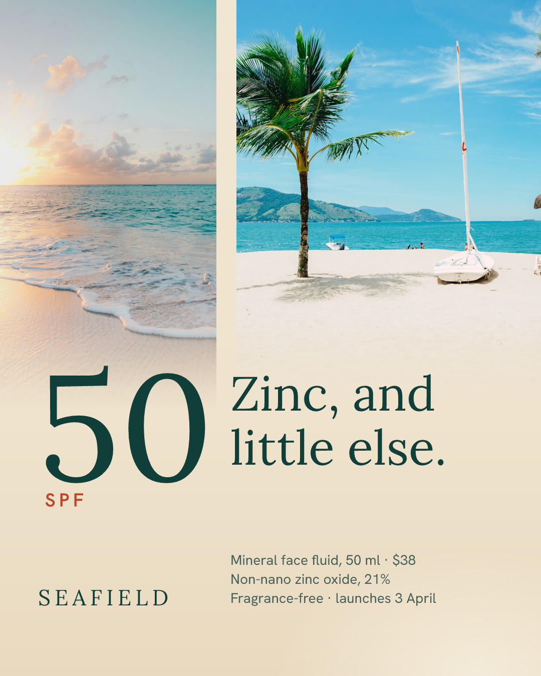 Mineral SPF 50 Face Fluid Launch