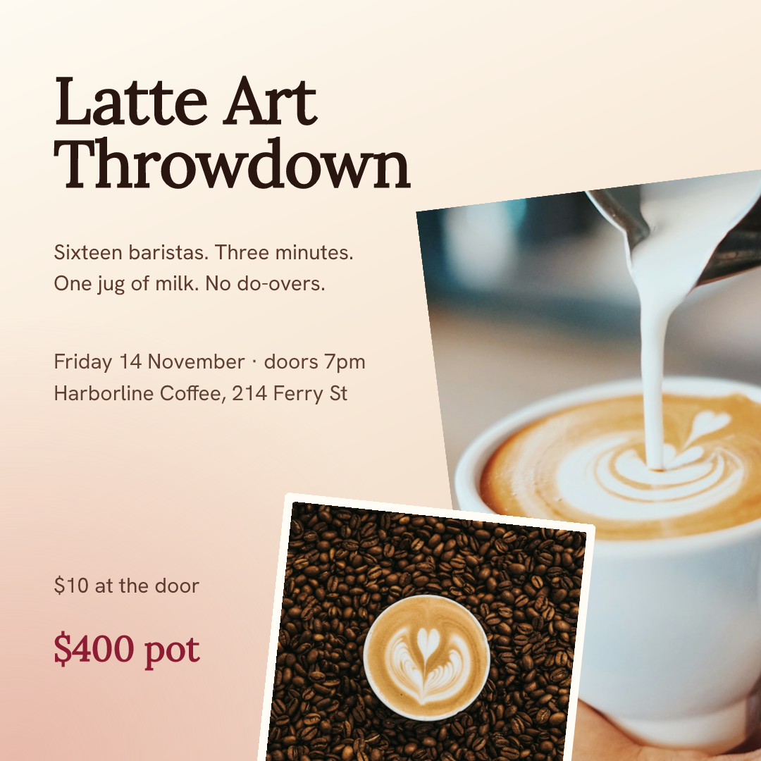 Latte Art Throwdown Poster
