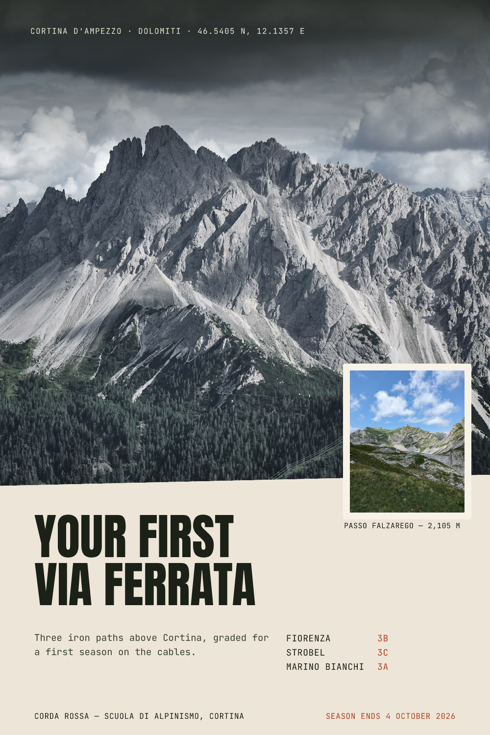 First Via Ferrata Guide Pin