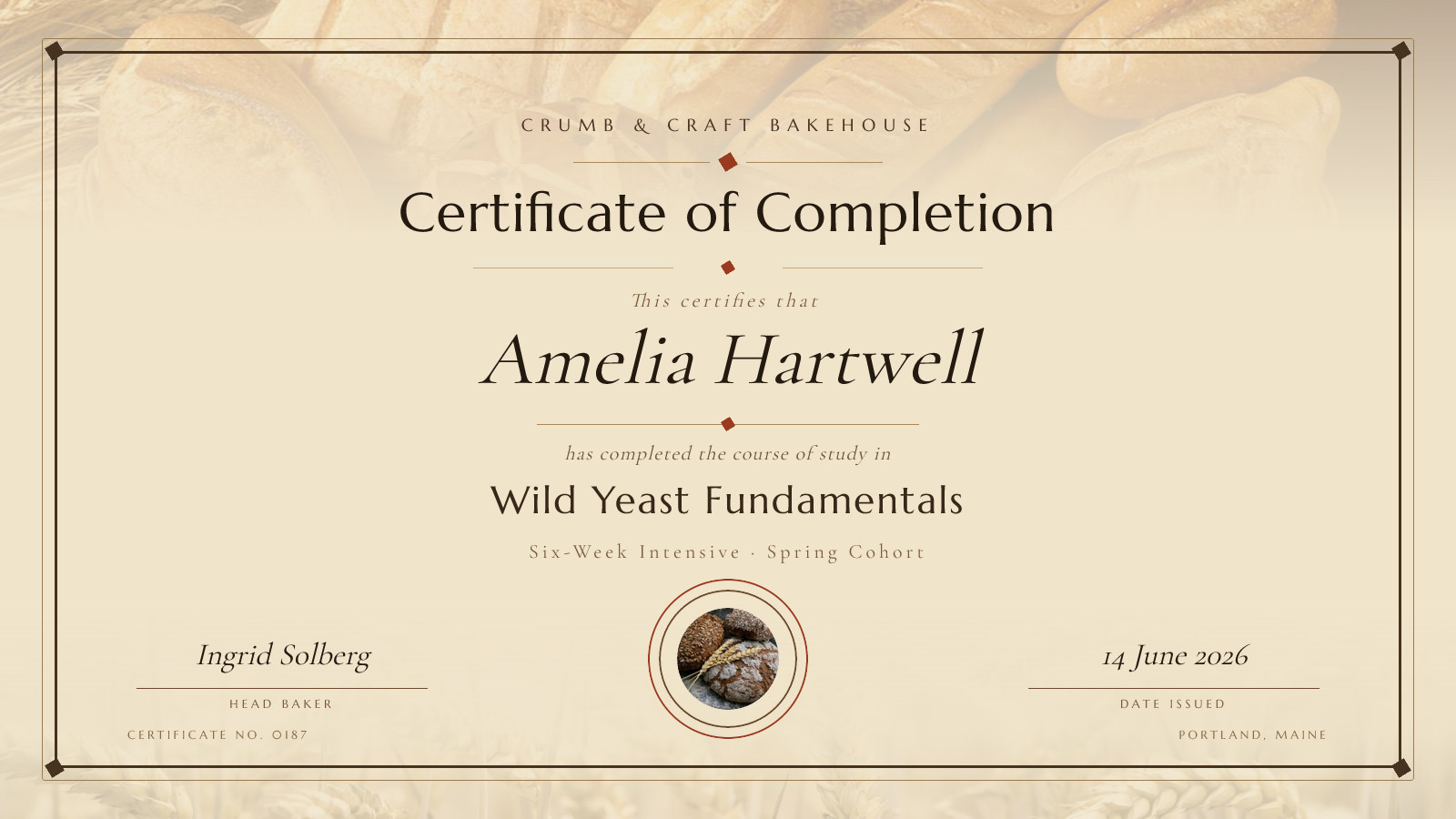 Wild Yeast Fundamentals Certificate