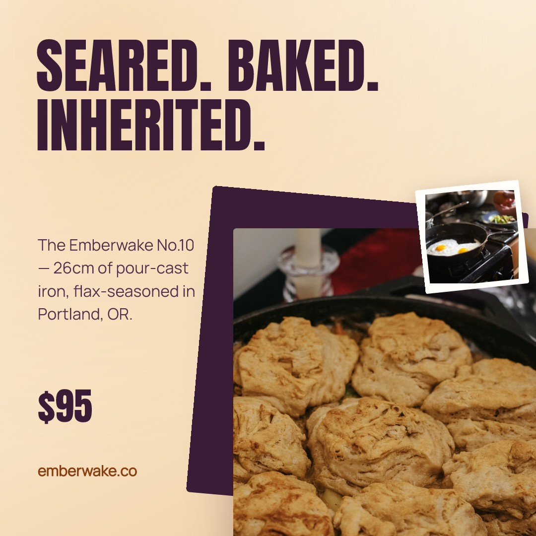 Cast Iron Skillet Product Promo