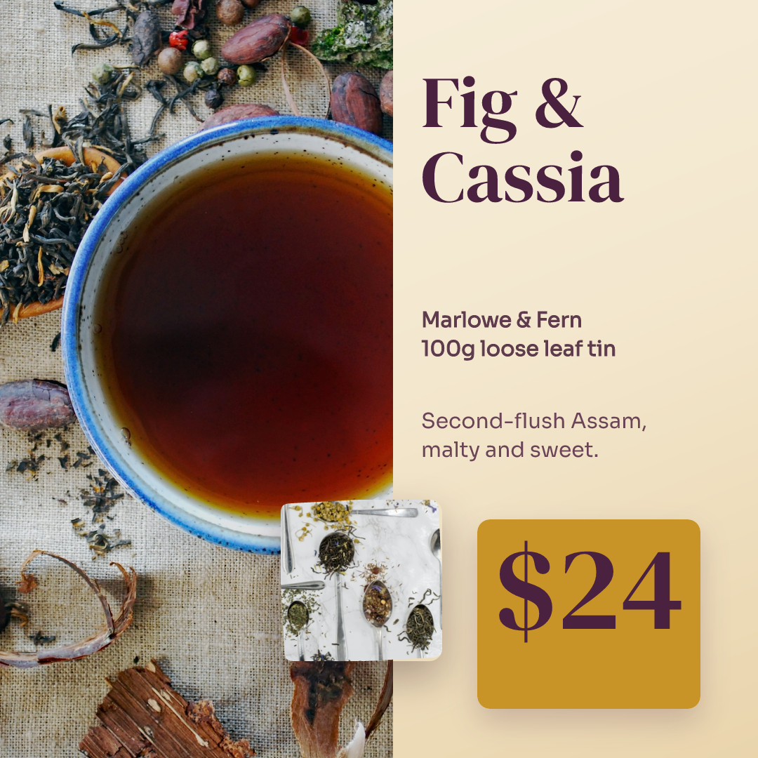Fig & Cassia Loose Leaf Tea Tin Promo