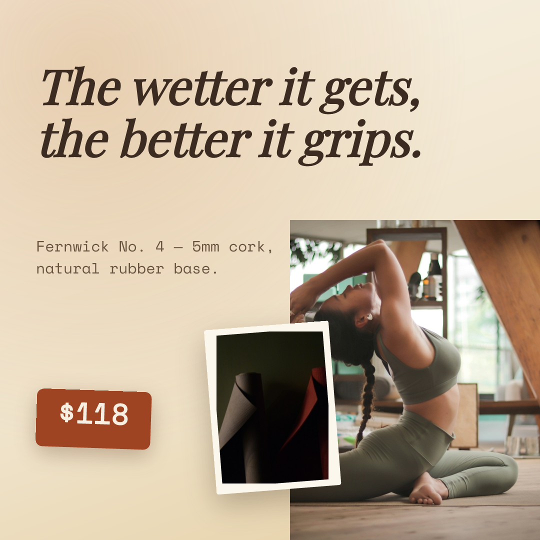 Cork Yoga Mat Product Promo