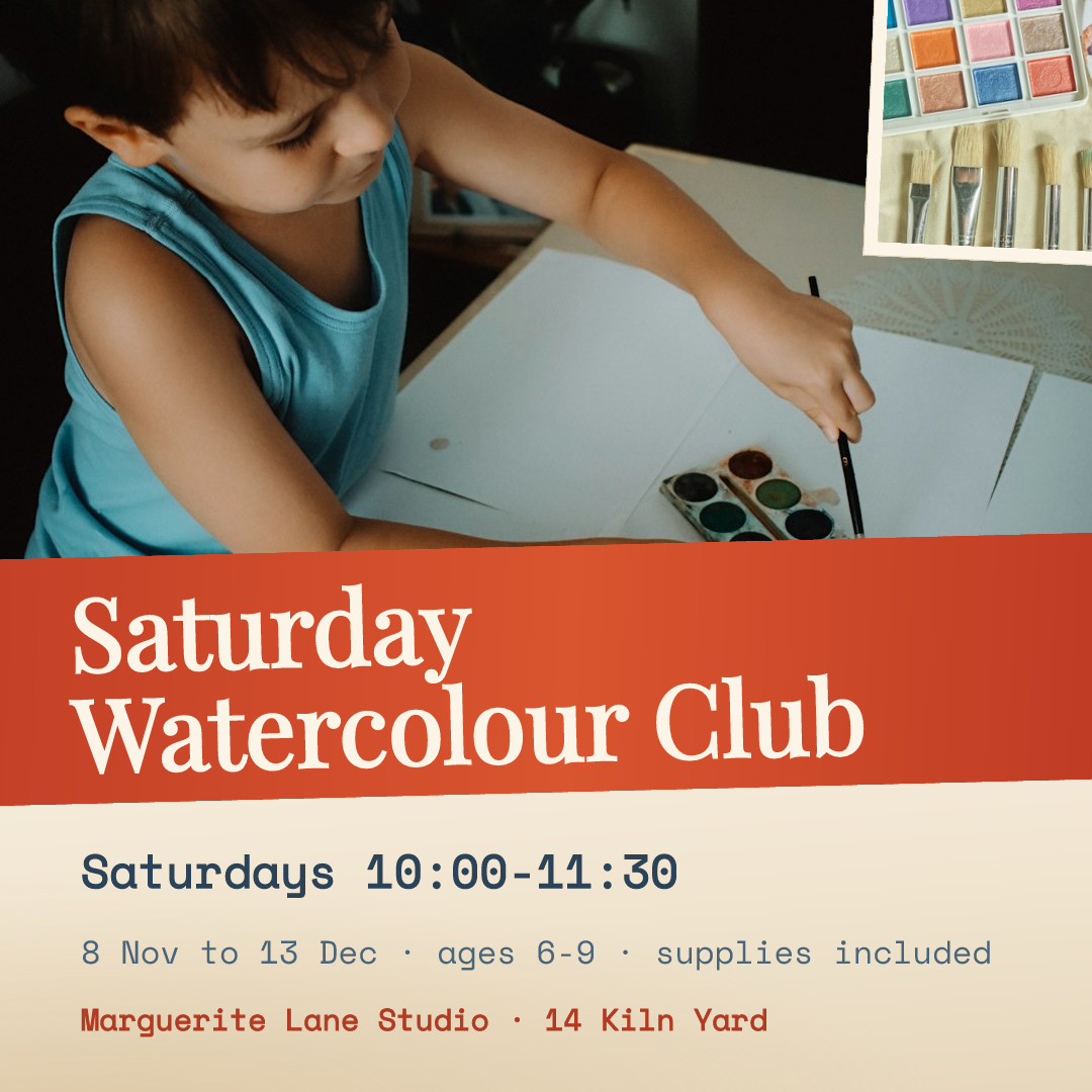 Saturday Watercolour Club Poster