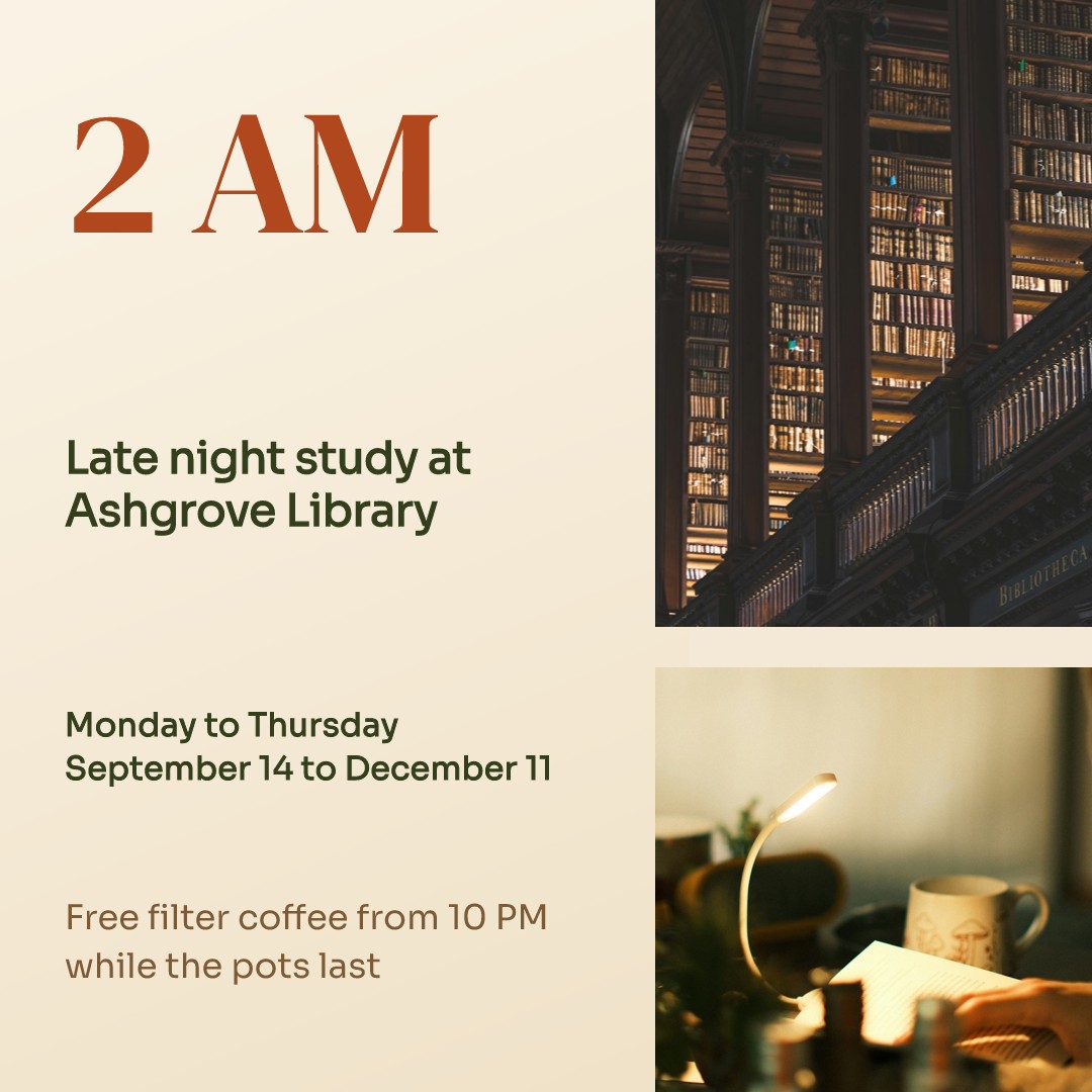 University Library Late Study Night