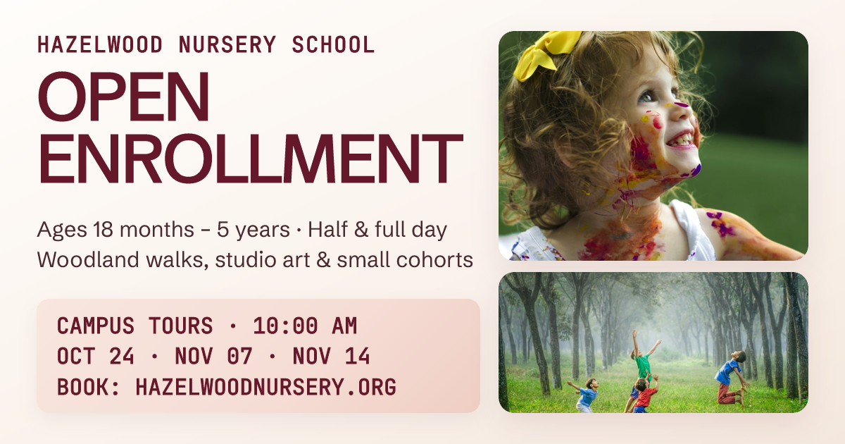 Hazelwood Nursery School Open Enrollment