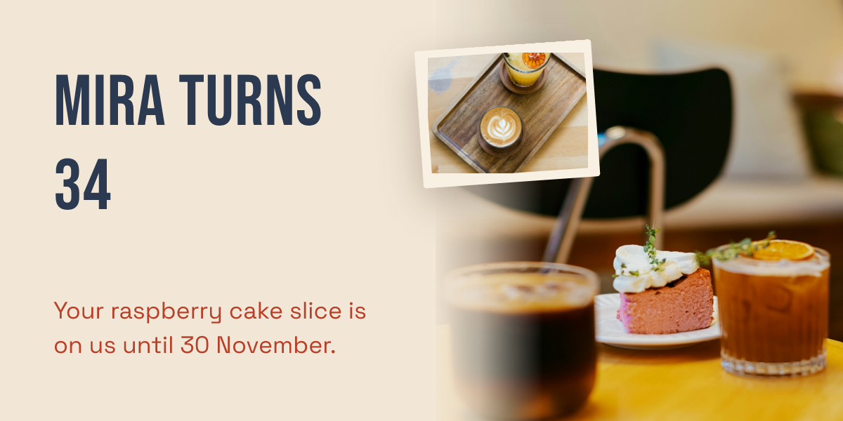 Birthday Treat Cafe Email Header