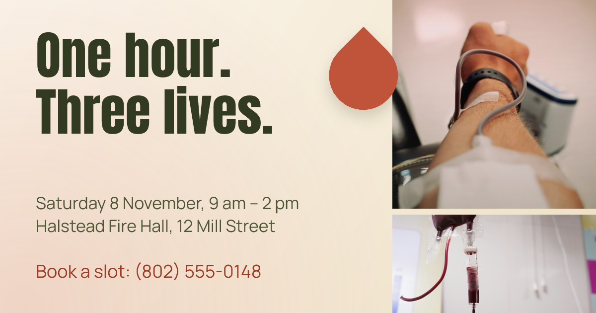 Halstead Community Blood Drive
