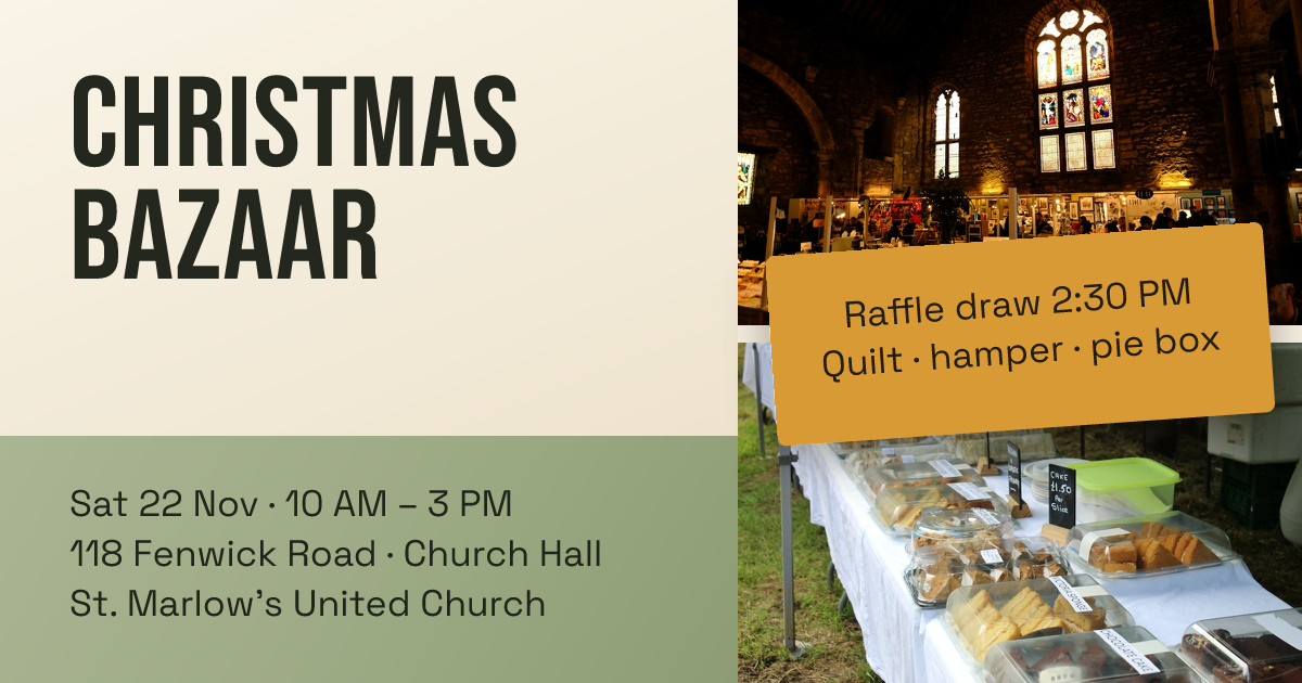 Church Holiday Bazaar