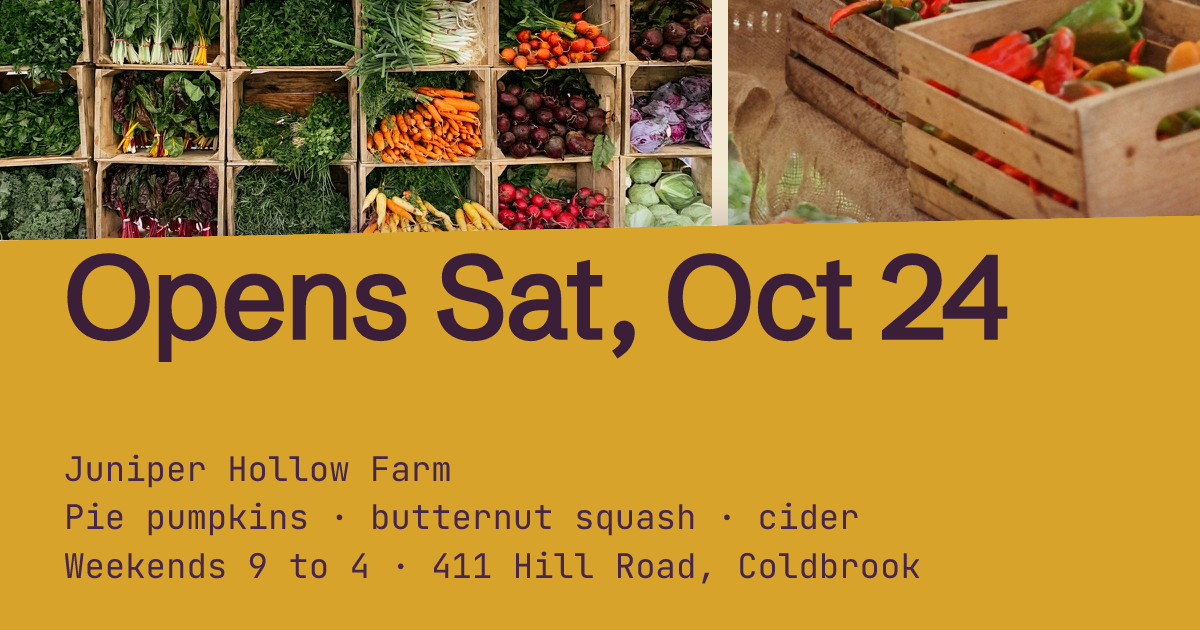 Farm Stand Season Opening