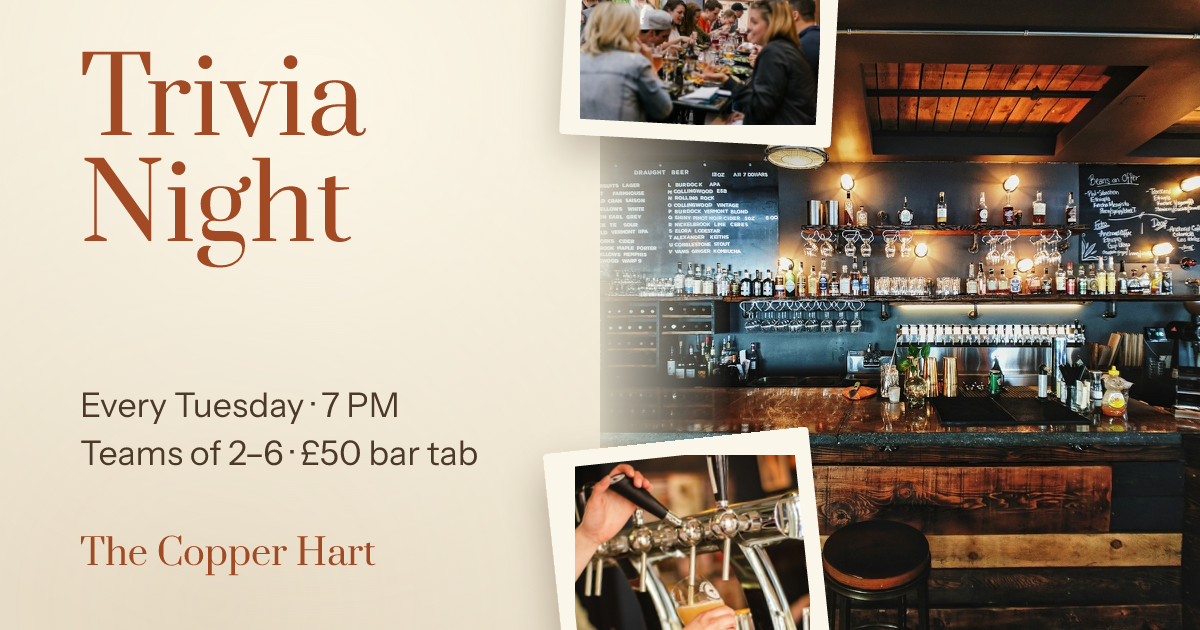 The Copper Hart Trivia Night