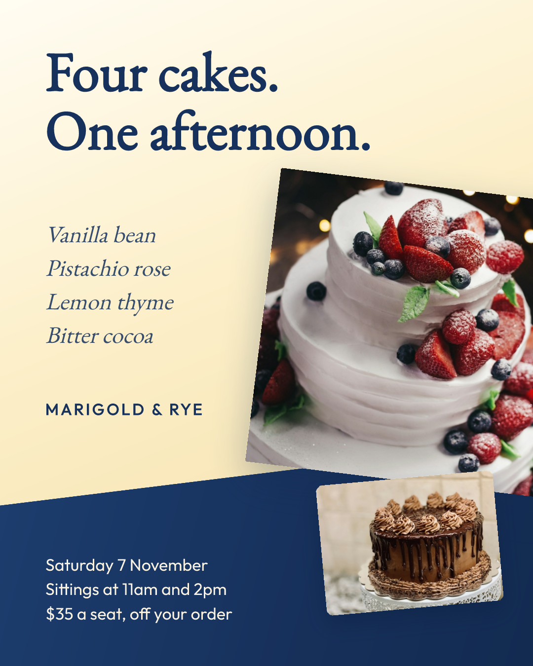 Wedding Cake Tasting Invitation
