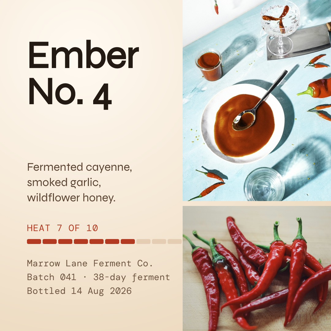 Ember No. 4 Hot Sauce Product Card