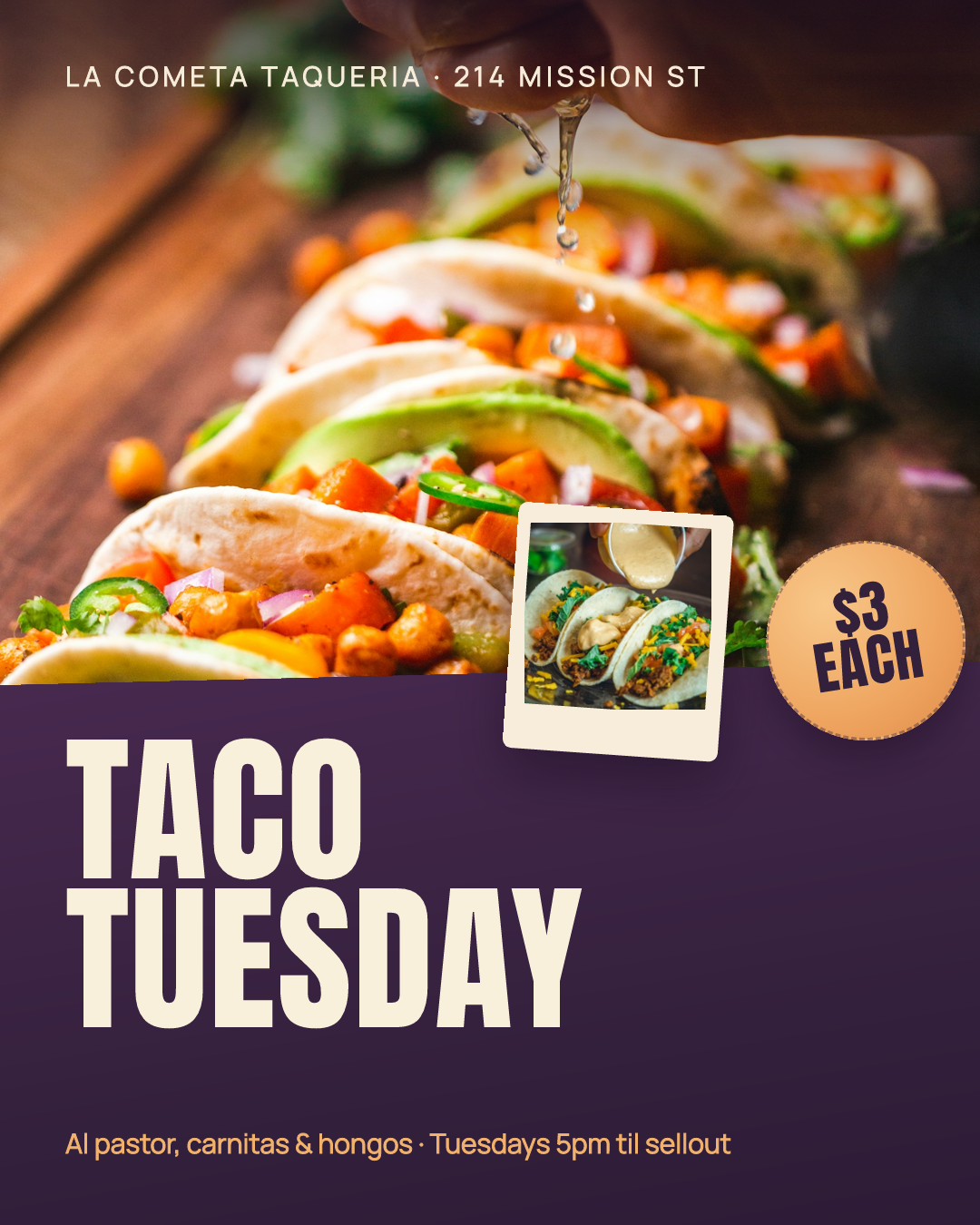 Taco Tuesday Deal Poster