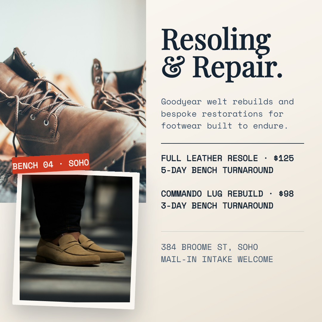 Oak & Last Bespoke Shoe Repair & Resoling