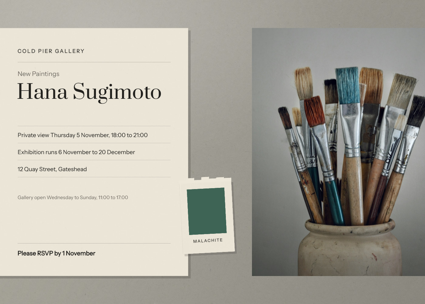 Gallery Private View Invitation
