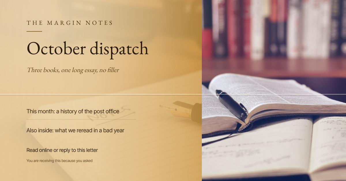Monthly Reading Dispatch Header