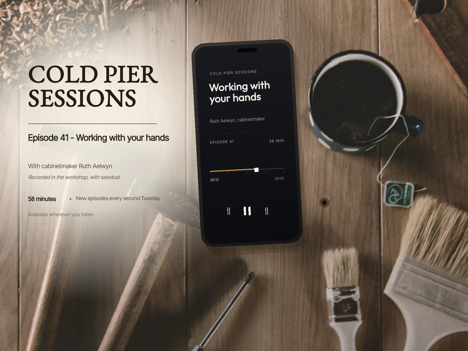 Podcast Player Device Mockup