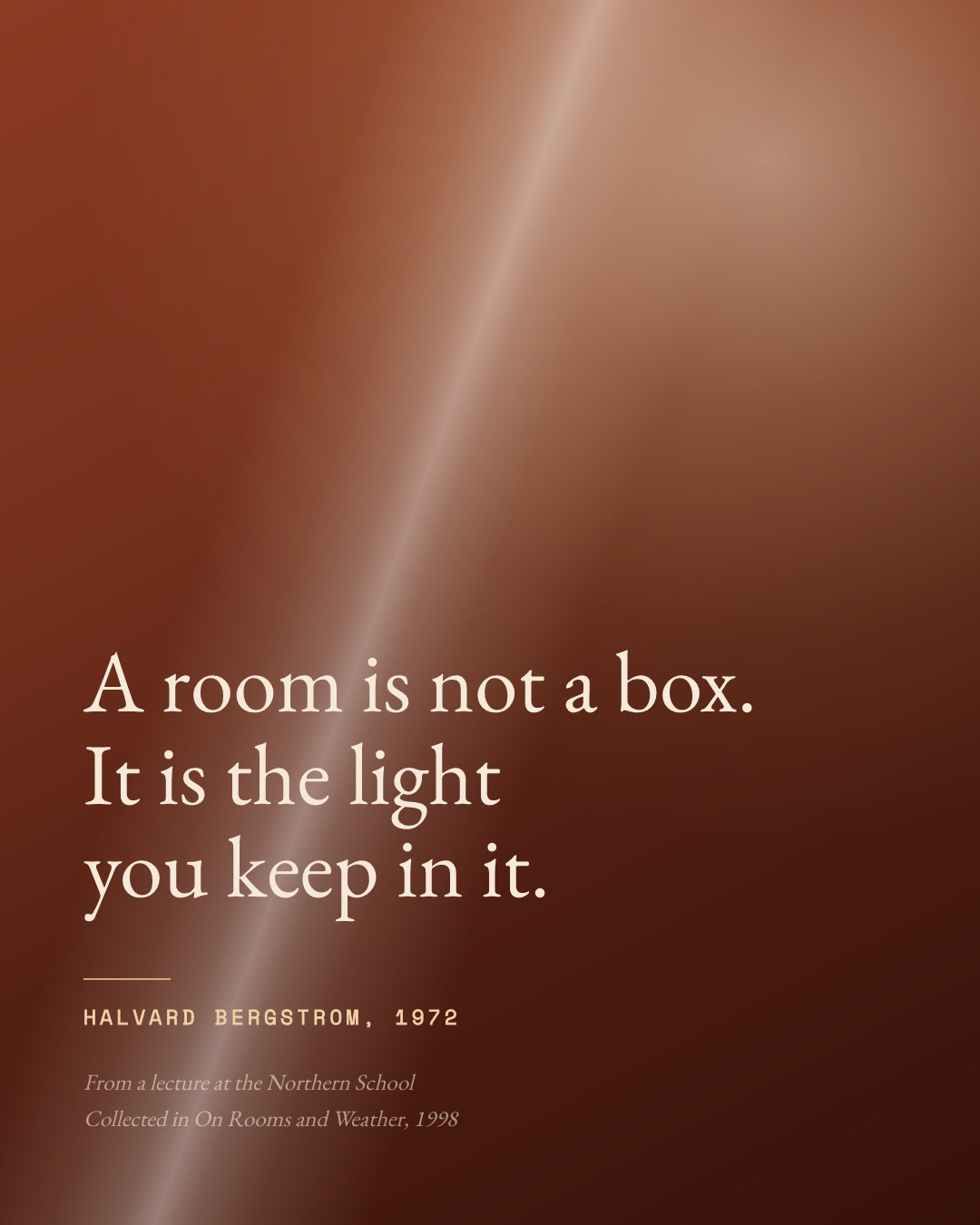 Architect Quotation Card