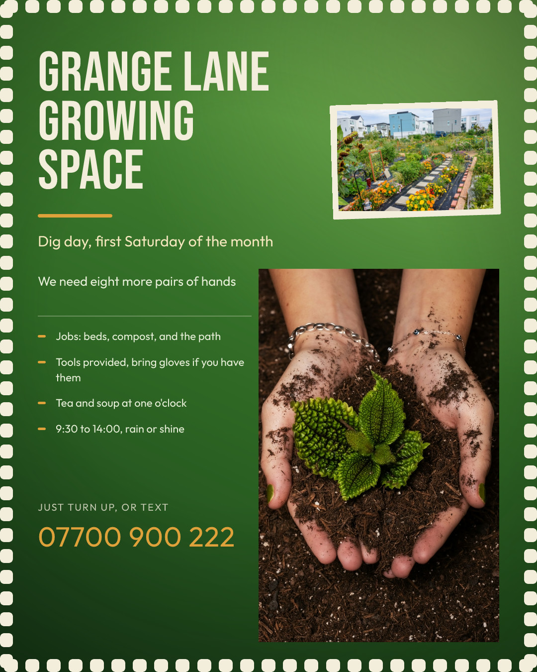 Community Garden Volunteer Call