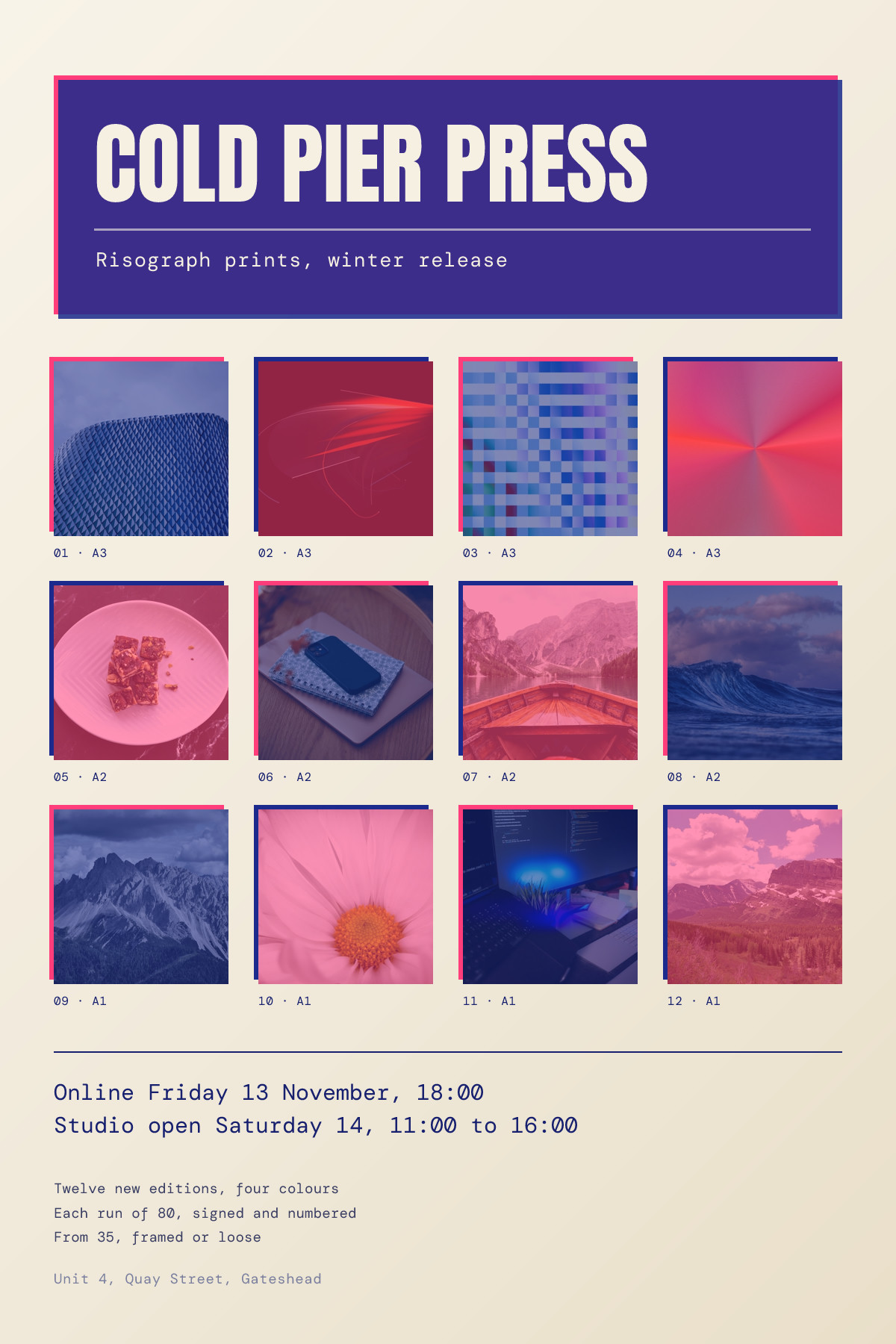 Risograph Print Sale Poster