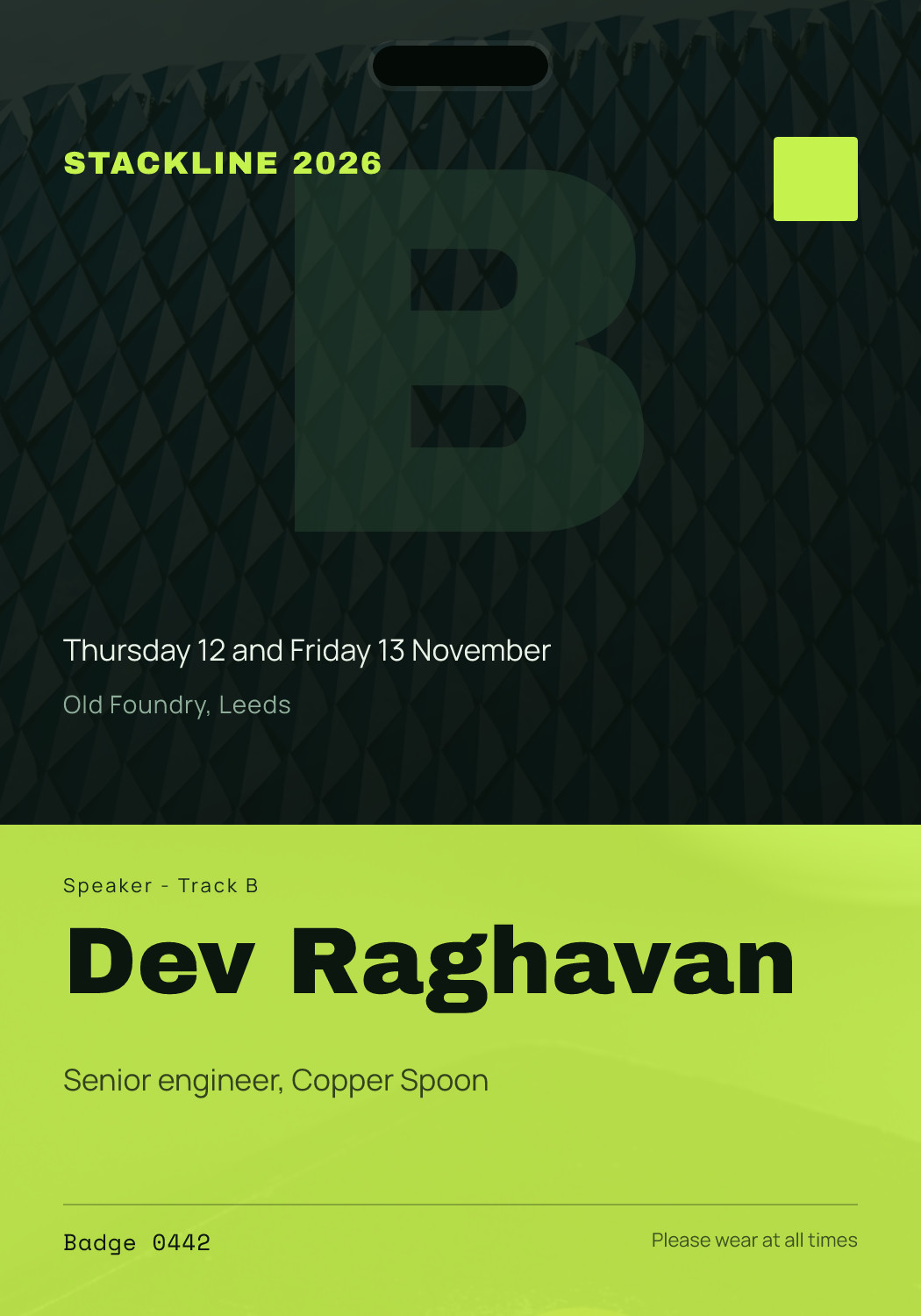 Conference Badge