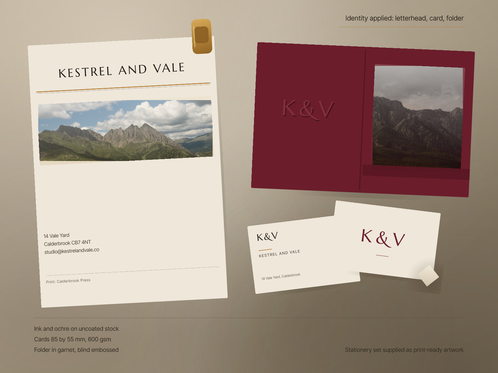Stationery Identity Mockup
