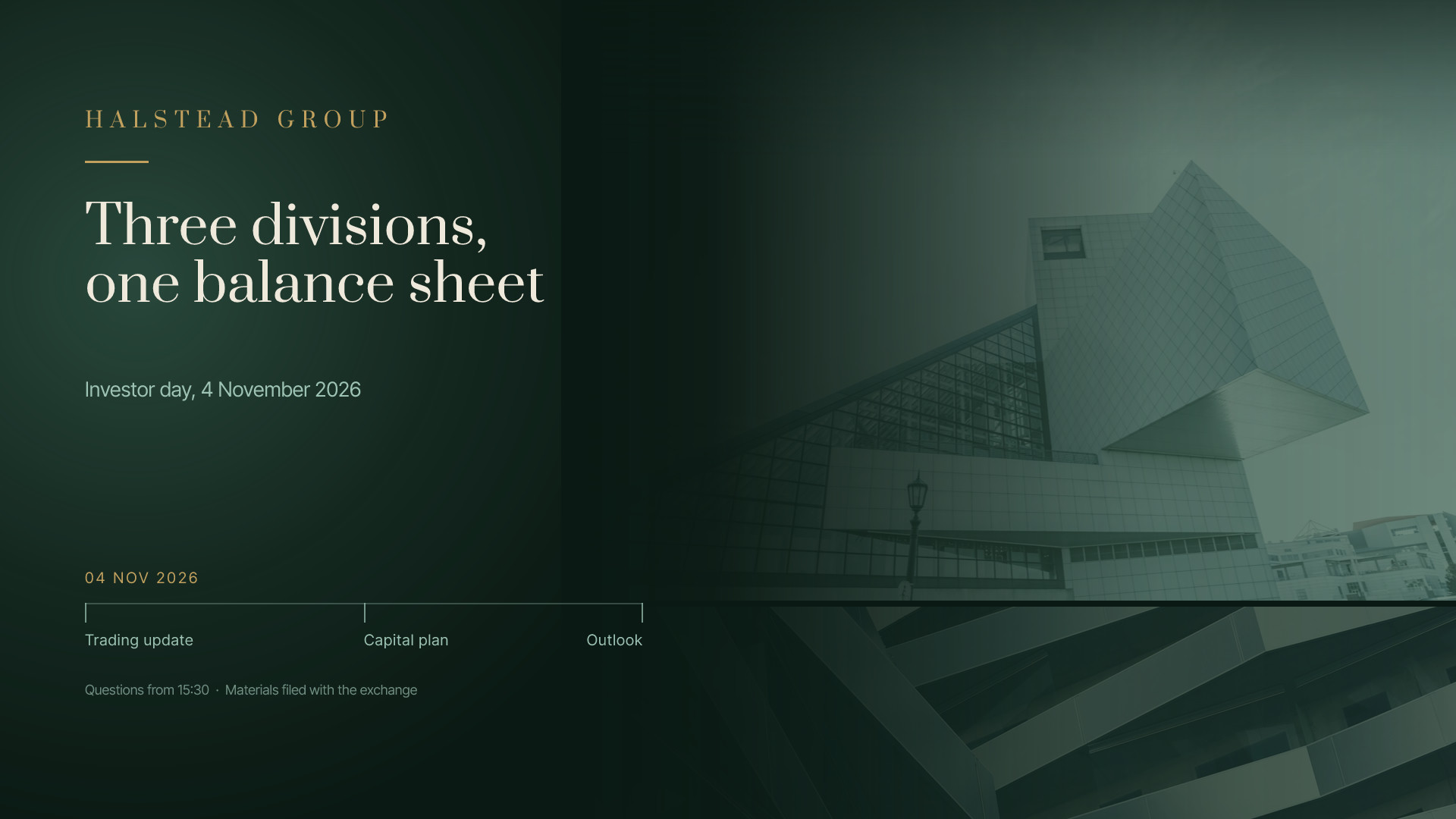 Investor Day Title Slide