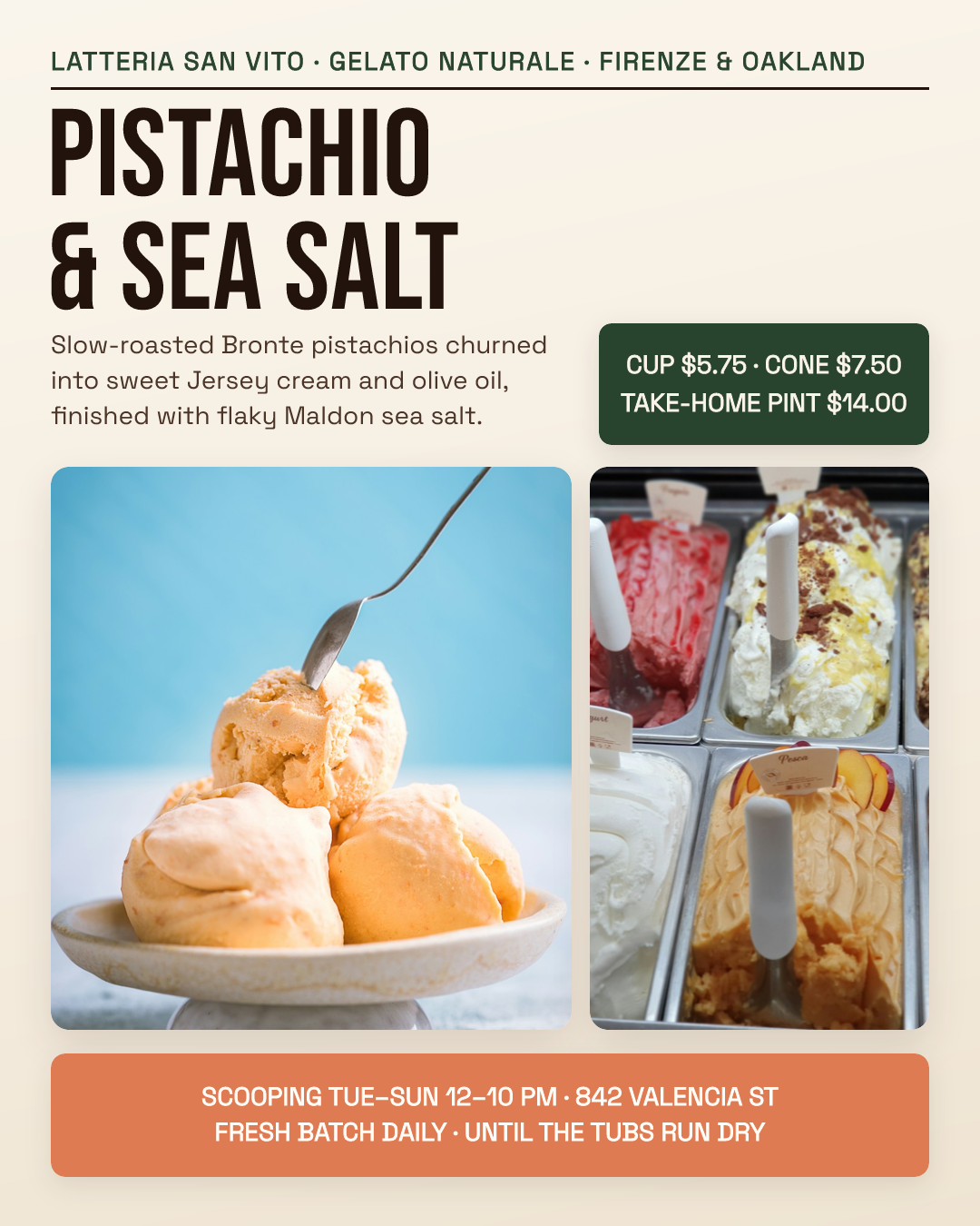 Gelato Flavor of the Week