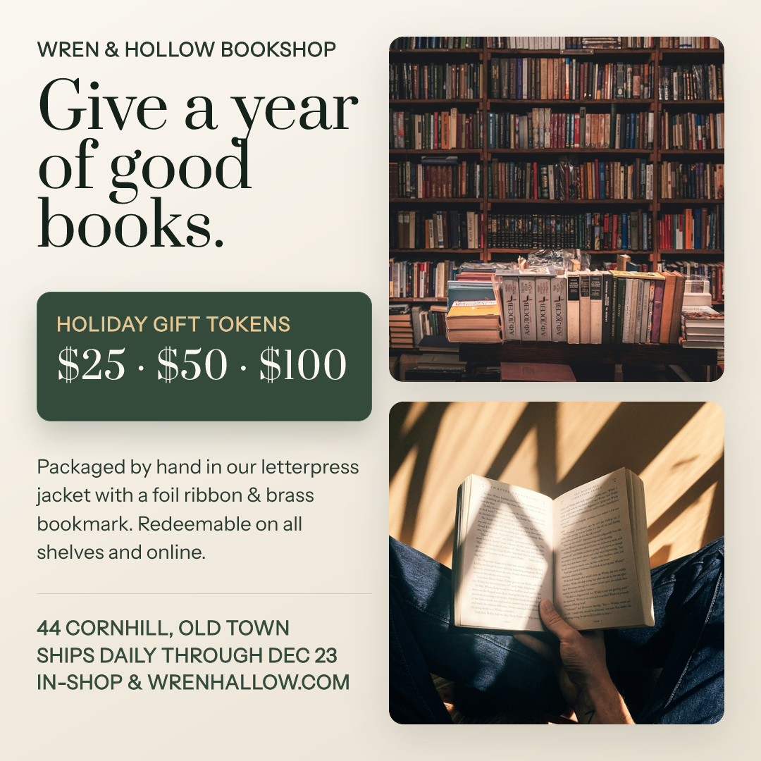 Wren & Hollow Booksellers Holiday Gift Card