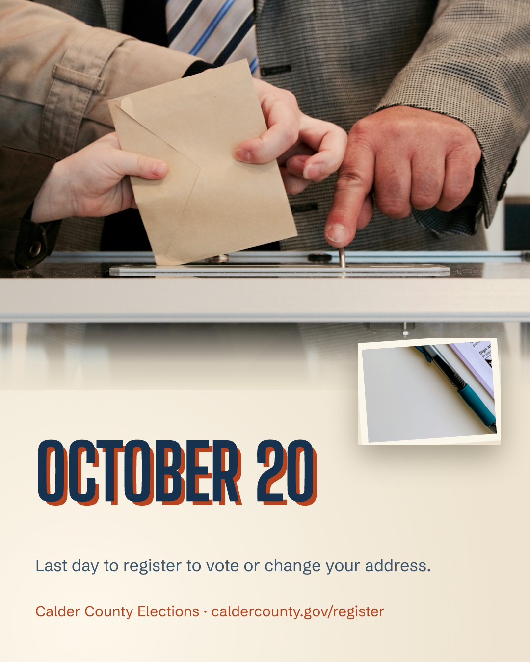 Voter Registration Deadline Notice