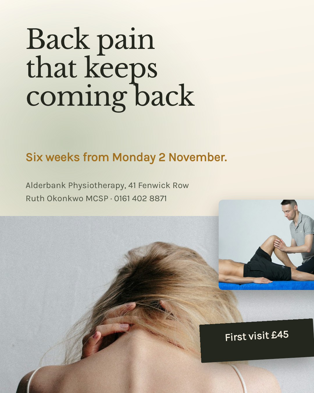 Physiotherapy Back Pain Programme Post