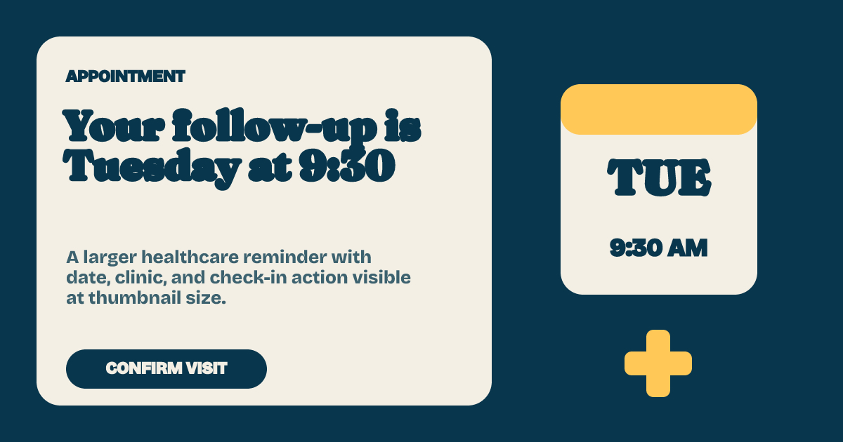 Healthcare Appointment Reminder