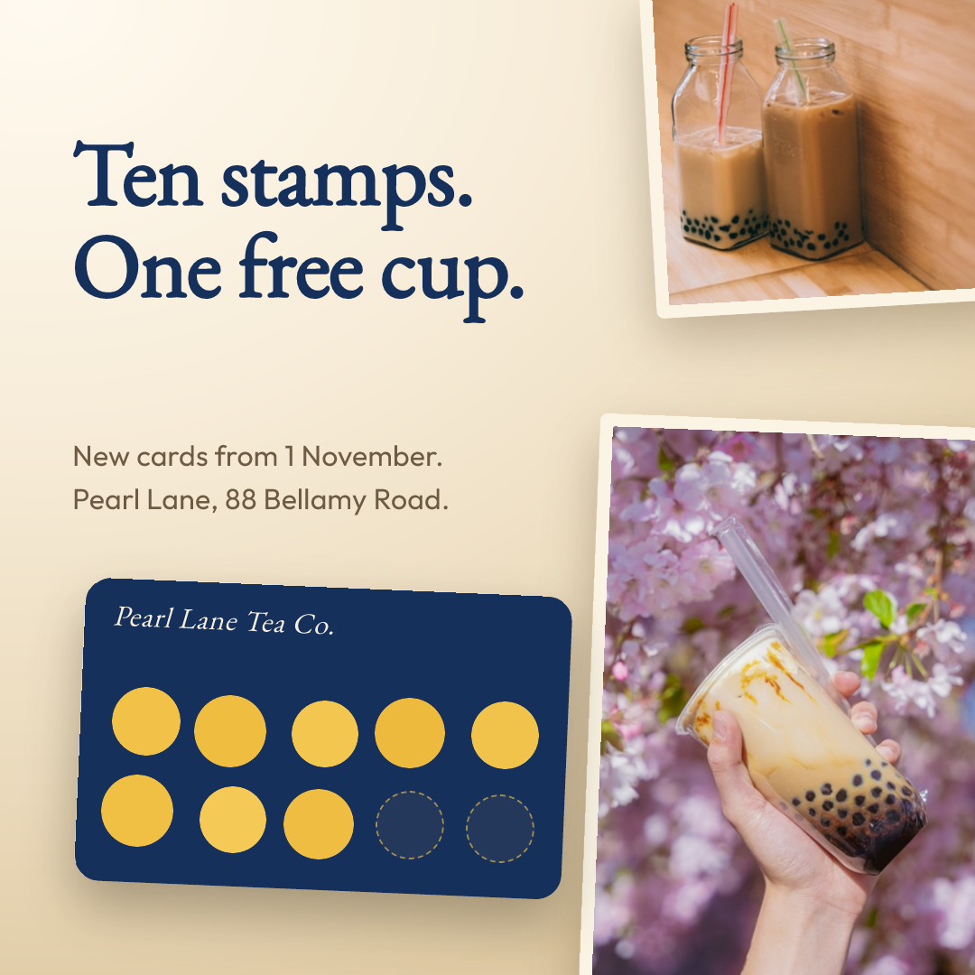 Pearl Lane Ten Stamp Loyalty