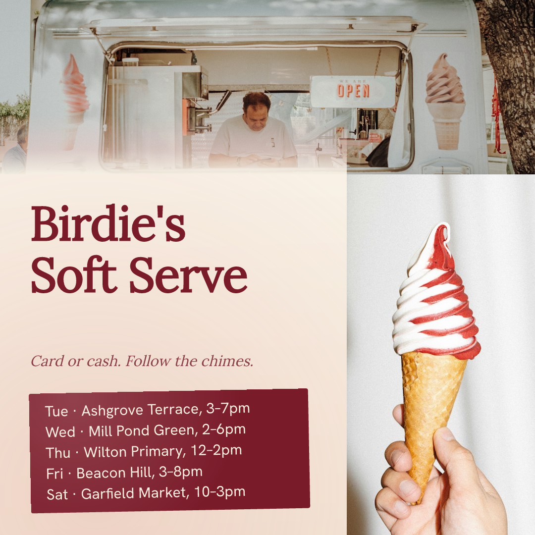 Ice Cream Truck Weekly Route Post
