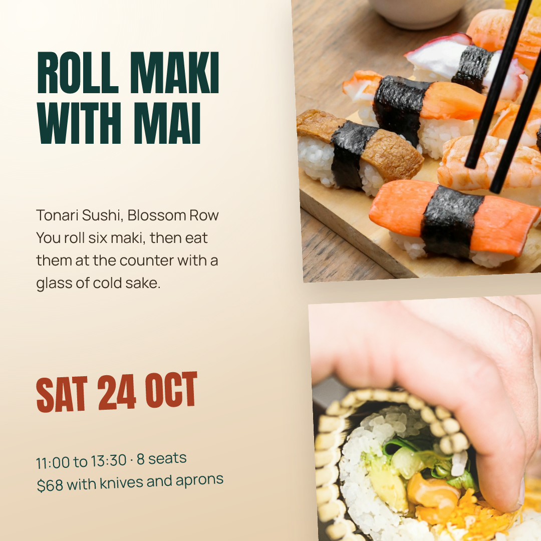 Sushi Rolling Class Weekend