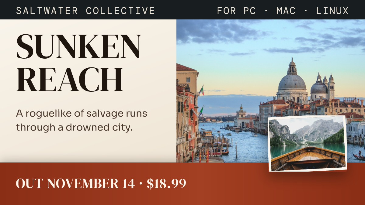 Sunken Reach Flooded City Roguelike Launch