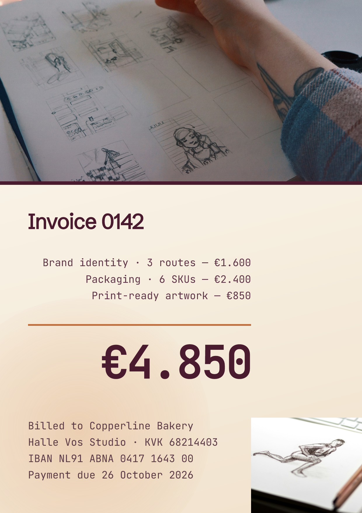 Freelance Designer Invoice